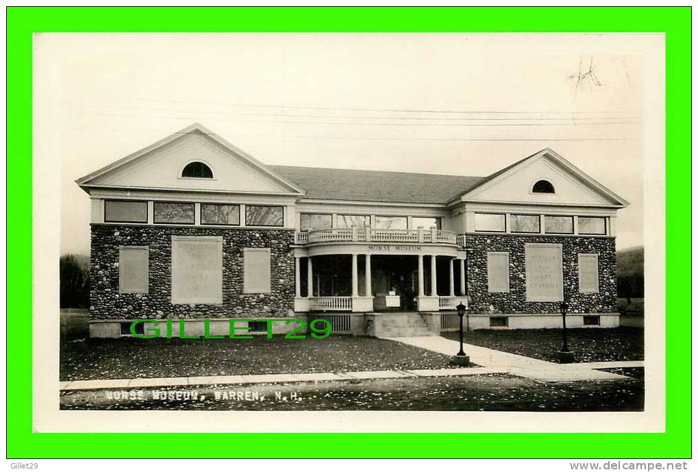 WARREN, NH - MORSE MUSEUM BUILDING - PUTNAM PHOTO - - Andere & Zonder Classificatie