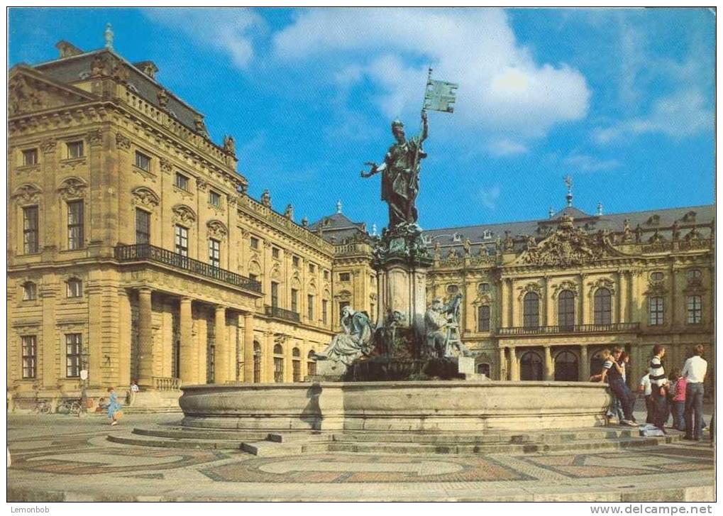 Germany - Wuerzburg - Wurzburg - Residenz - 1980s Unused Postcard [P2831] - Wuerzburg