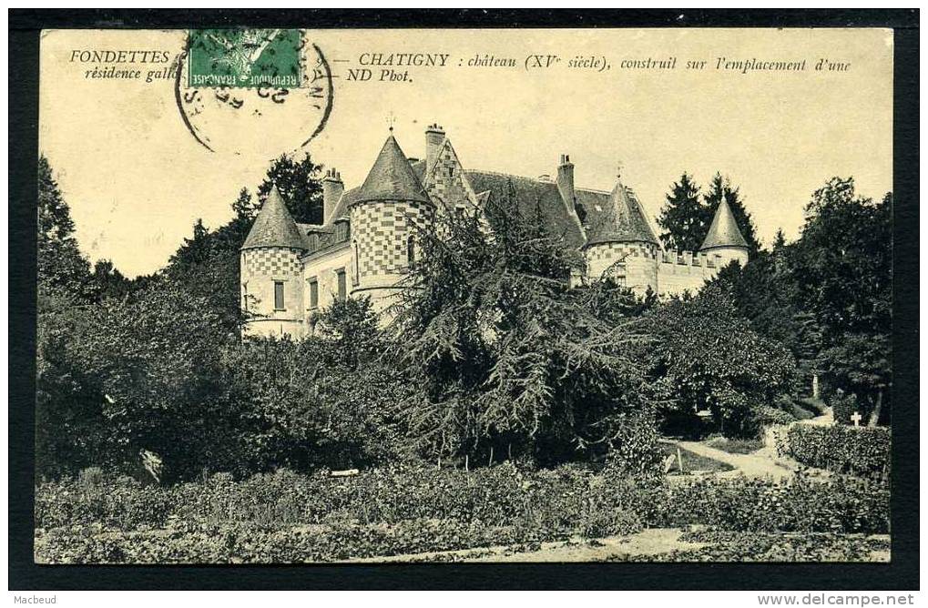 37 - FONDETTES - Château De CHATIGNY - Fondettes
