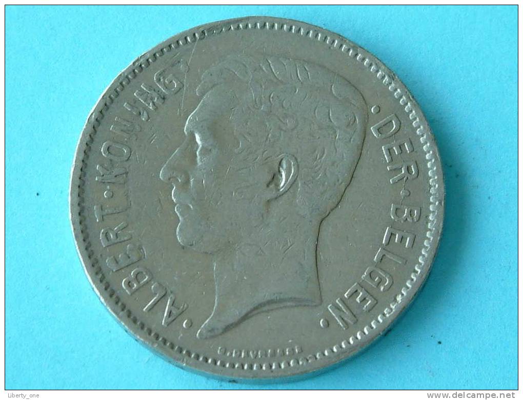 1933 VL B - 5 FRANK / EEN BELGA ( Morin 389b ) / ( For Grade, Please See Photo ) !! - 5 Francs & 1 Belga