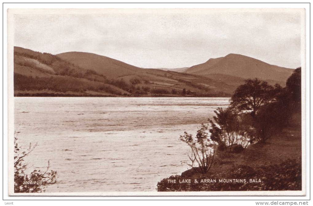 Wales - Bala - The Lake And Arran Mountains - Merionethshire