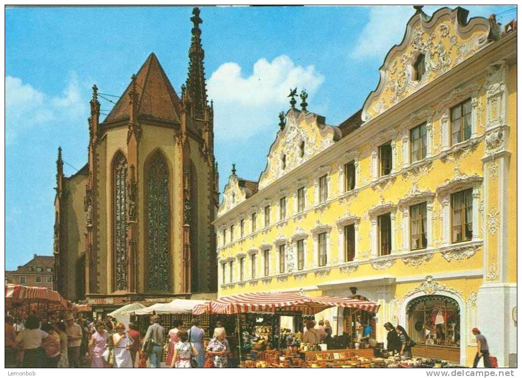 Germany - Wuerzburg - Wurzburg - Markt, Marienkapelle Und Falkenhaus - Unused Postcard [P2840] - Wuerzburg