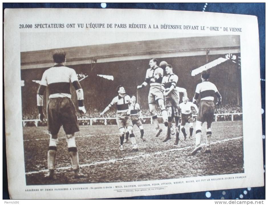 1928 BOXE RUGBY LES WARATAHS BATTTUS PAR BORDEAUX TOURNOI DE HOCKEY SUR GLACE BERLIN SKI TENNIS POLYGONE DE VINCENNES