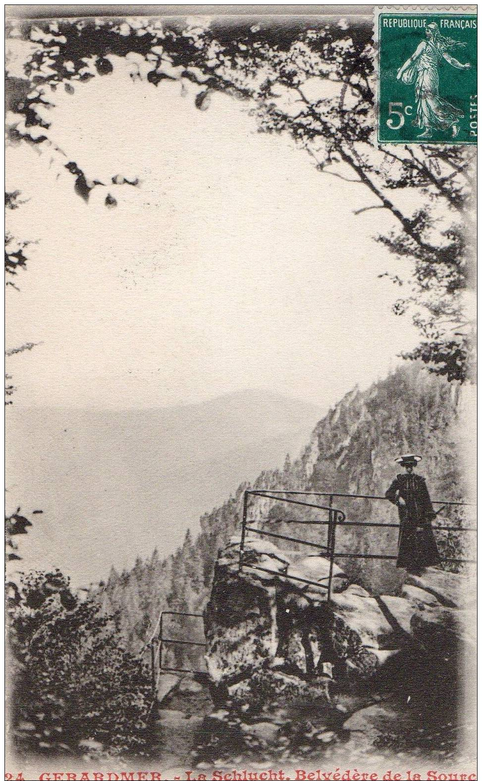 Gerardmer La Schlucht Belvédère De La Source Animée - Gerardmer