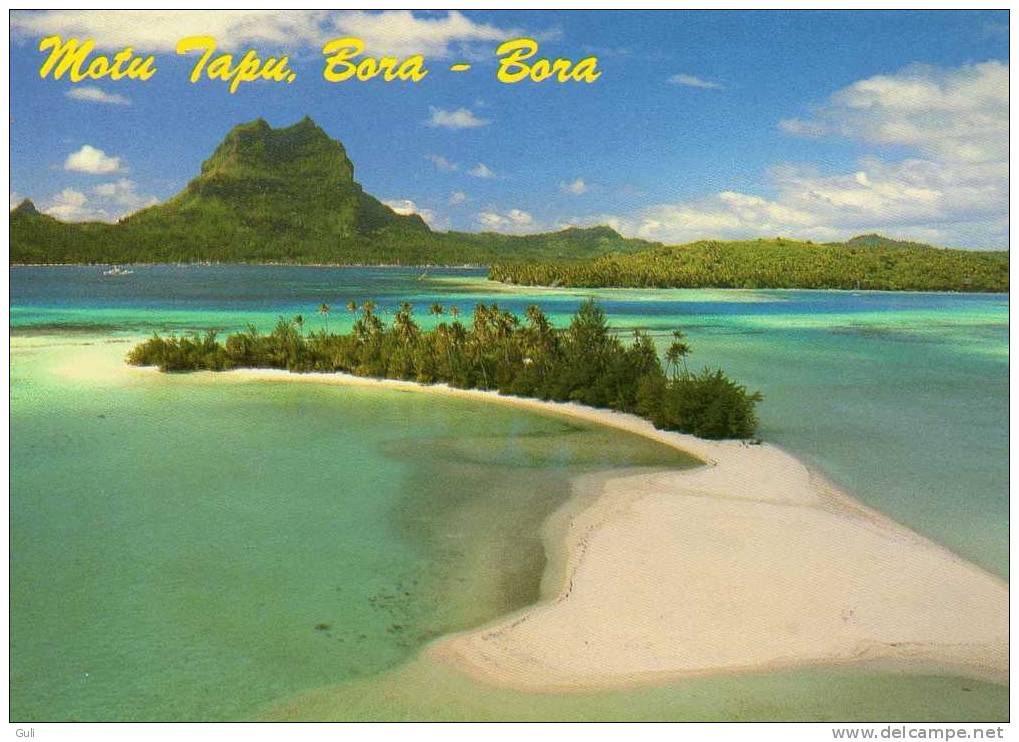 France > Polynésie Française- Vue Aérienne De L´îlot "Motu Tapu "Bora-Bora (A) Iles Sous Le Vent ( Tahiti) * PRIX FIXE - Polynésie Française