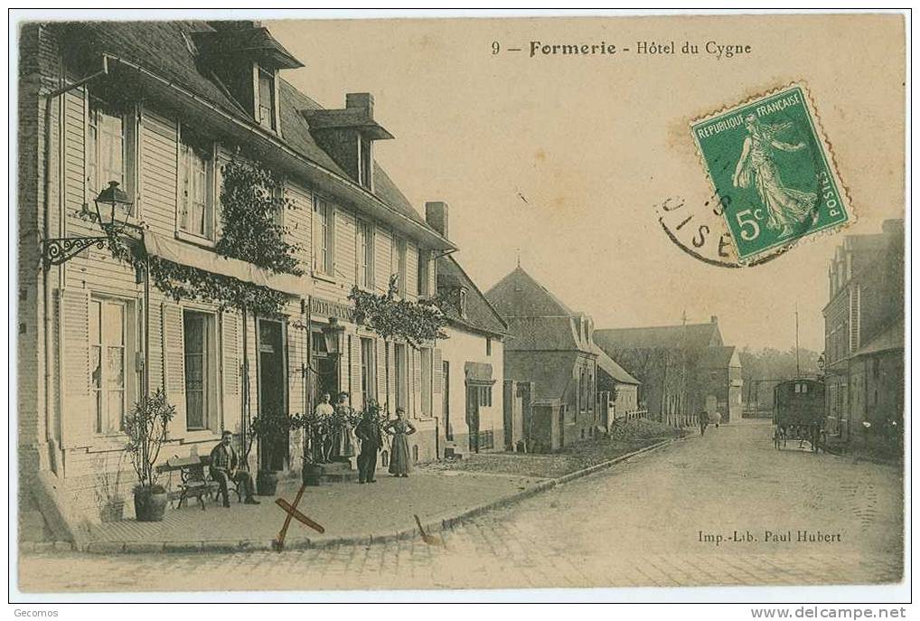 CPA 60- FORMERIE--Hôtel Du Cygne-- - Formerie