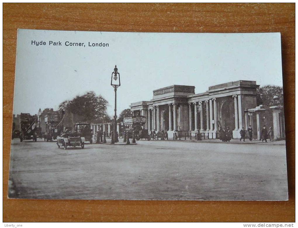 HYDE PARK CORNER - LONDON / Anno 19?? ( Zie Foto Voor Details ) !! - Other & Unclassified