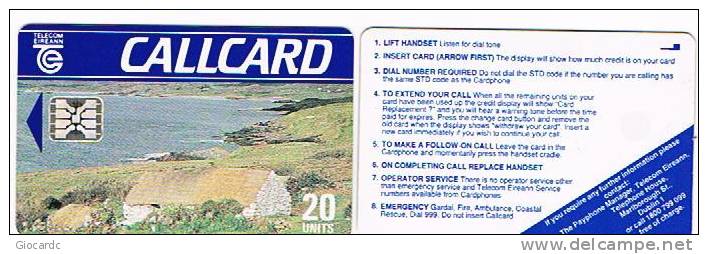 IRLANDA (IRELAND) - TELECOM EIREANN CHIP  - 1991 COTTAGE (MARLBOROUGH ) GLOSS  - USED - RIF. 7848 - Irland