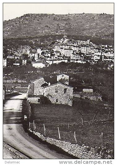 CPSM Photo Callas Var 83 Vue Générale Chapelle St Laurent édit CIM N°46 écrite Timbrée 1971 Bon état - Callas