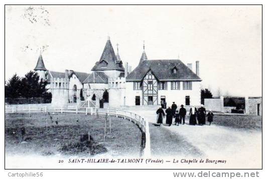 85 SAINT HILAIRE DE TALMONT  - 20-  La Chapelle De Bourgenay - Talmont Saint Hilaire