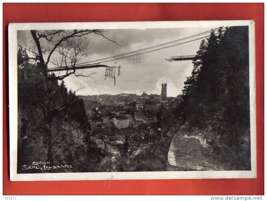 L853 Fribourg Pont Du Gotteron, Catastrophe Du 9 Mai 1919,Non Circulé. Seal - Fribourg