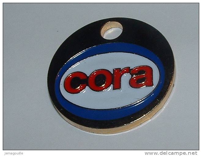 Jeton De Caddies - CORA - OR - Nouvelle Carte Cora Encore Plus D'avantages Pour Vous - Trolley Token/Shopping Trolley Chip