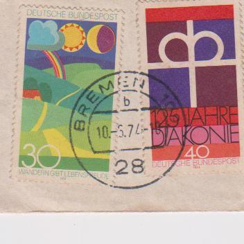 Germany Air Mail Cover, 1974, Football, Etc, As Scan - 1974 – Westdeutschland