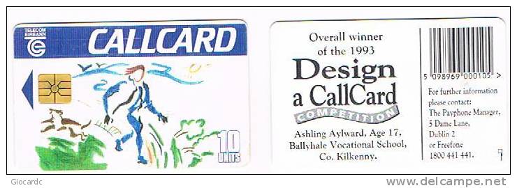 IRLANDA (IRELAND) - TELECOM EIREANN CHIP  - 1994 DESIGN A CALLCARD 93          - USED - RIF. 7873 - Peinture