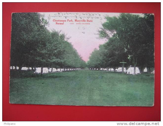 Maryville Mo   Chantauqua Park                  1908 Cancel---====ref 168 - Otros & Sin Clasificación
