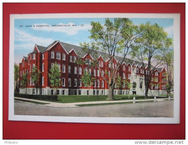 Springfield Mo    St Johns Hospital          1930 Cancel---====ref 168 - Springfield – Missouri
