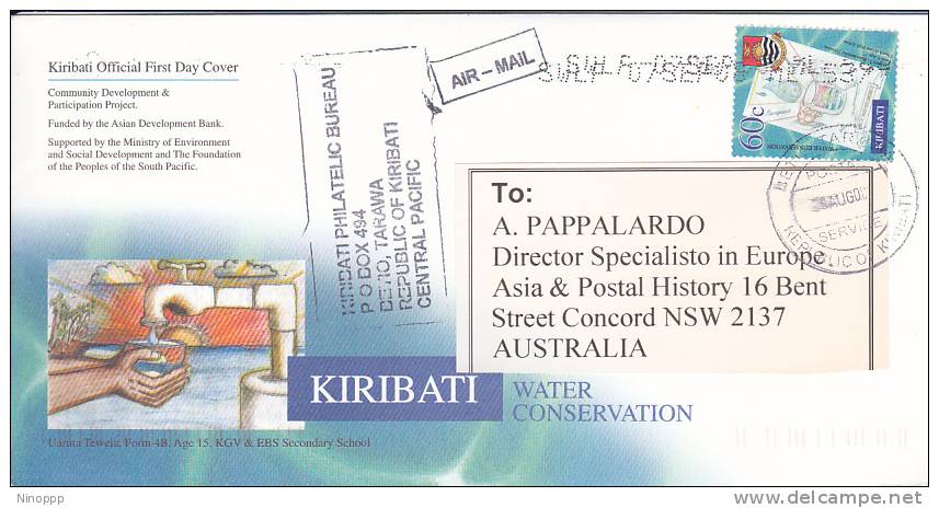 Kiribati-Cover Sent To Australia - Kiribati (1979-...)