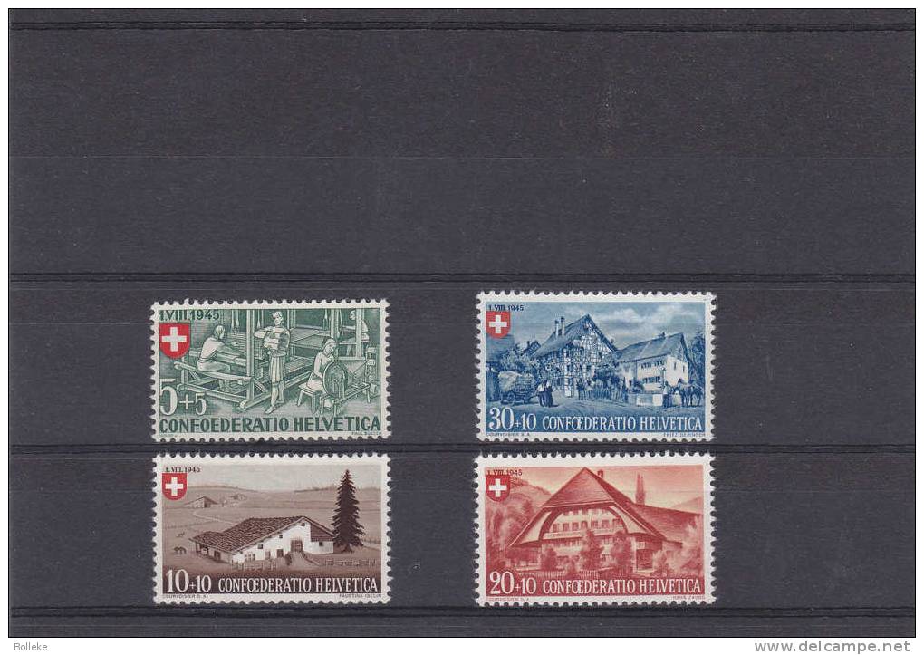 Suisse - Métiers - Tissage - Yvert 419 / 22  ** - MNH - Valeur 17,25 Euros - Neufs