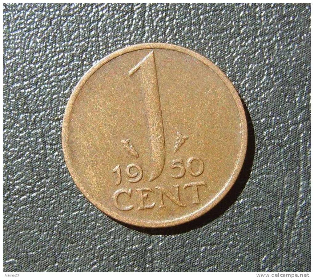 Netherlands, 1 CENT 1950 - 1948-1980 : Juliana