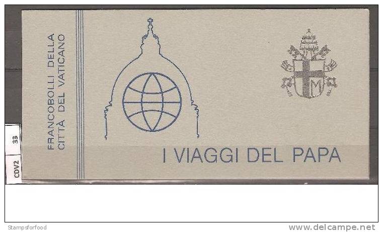 VATICANO, 1984, Libretto Viaggi Paolo II, Nuovo Perfetto - Booklets