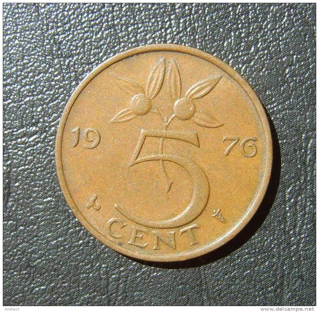 Netherlands, 5 CENT 1976 - 1948-1980 : Juliana