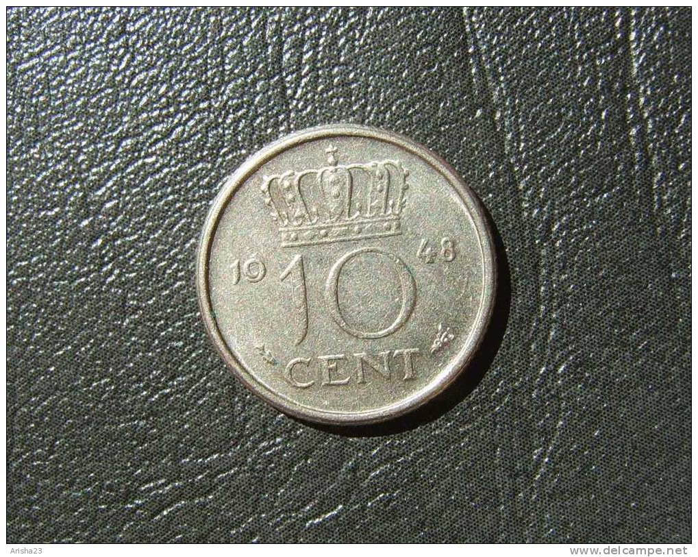 Netherlands, 10 CENT 1948 - 1948-1980 : Juliana