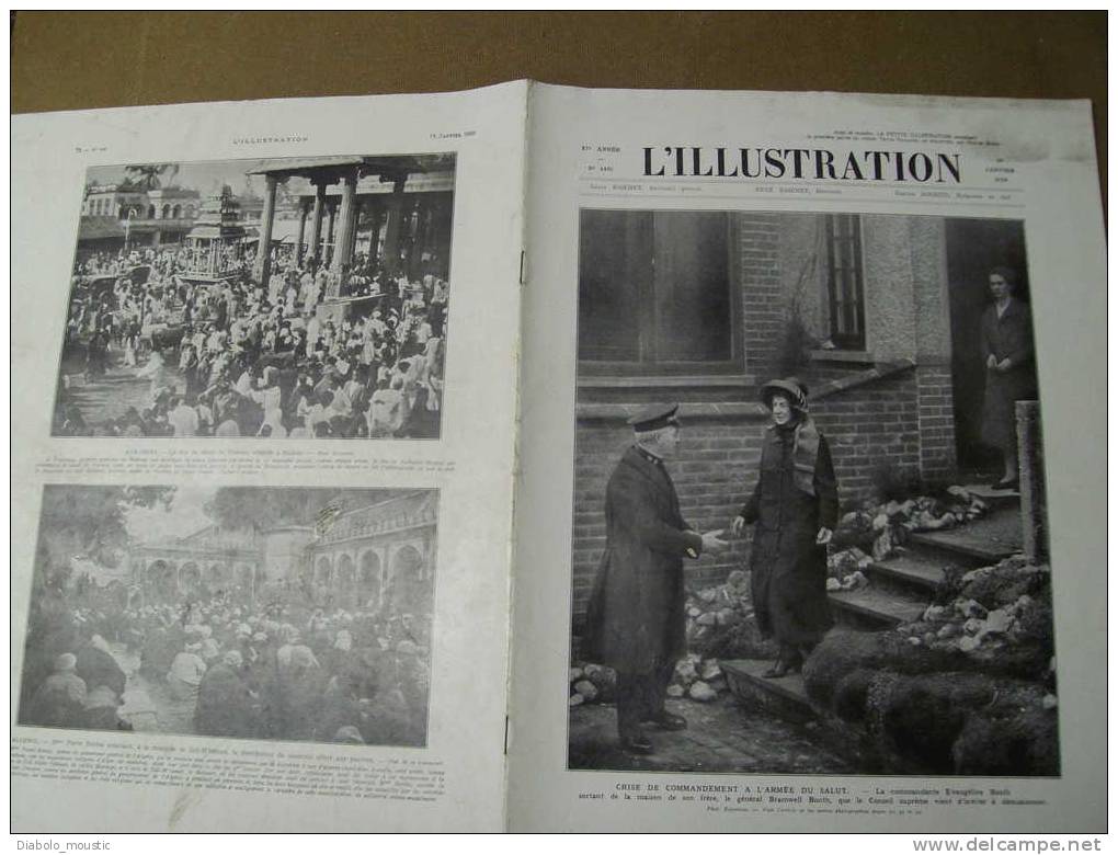 1929 : Armée Du SALUT ; Egyptologie ; CHAMONIX ; Catastrophe D' HYDRAVION; Propriétés De La Côte D' Azur ; - L'Illustration