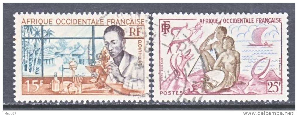 A.O.F. 59-60  (o)  MEDICINE - Used Stamps