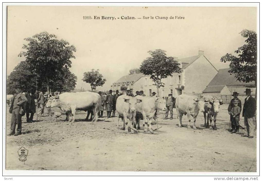 CULAN. -  Sur Le Champ De Foire - Culan