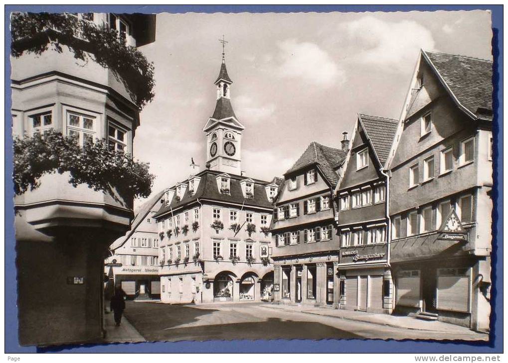 Aalen,Rathaus,1960-1970,Konditorei Baumgartner, - Aalen