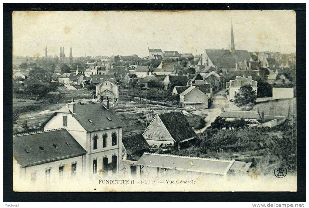 37 - FONDETTES - Vue Générale - Fondettes