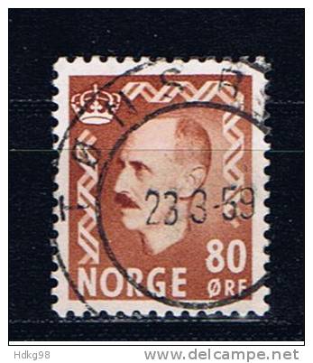 N+ Norwegen 1950 Mi 368 Königsporträt - Used Stamps