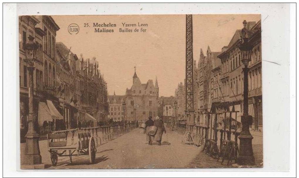 MECHELEN MALINES -  Yzeren Leen Bailles De Fer - Mechelen