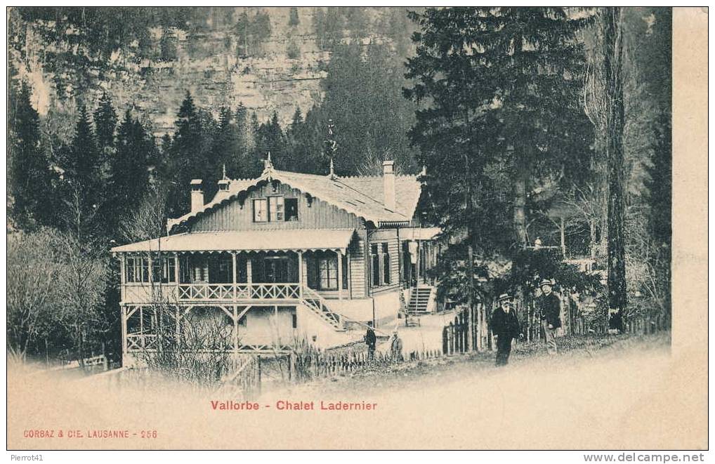 SUISSE - VALLORBE - Chalet Ladernier - Orbe