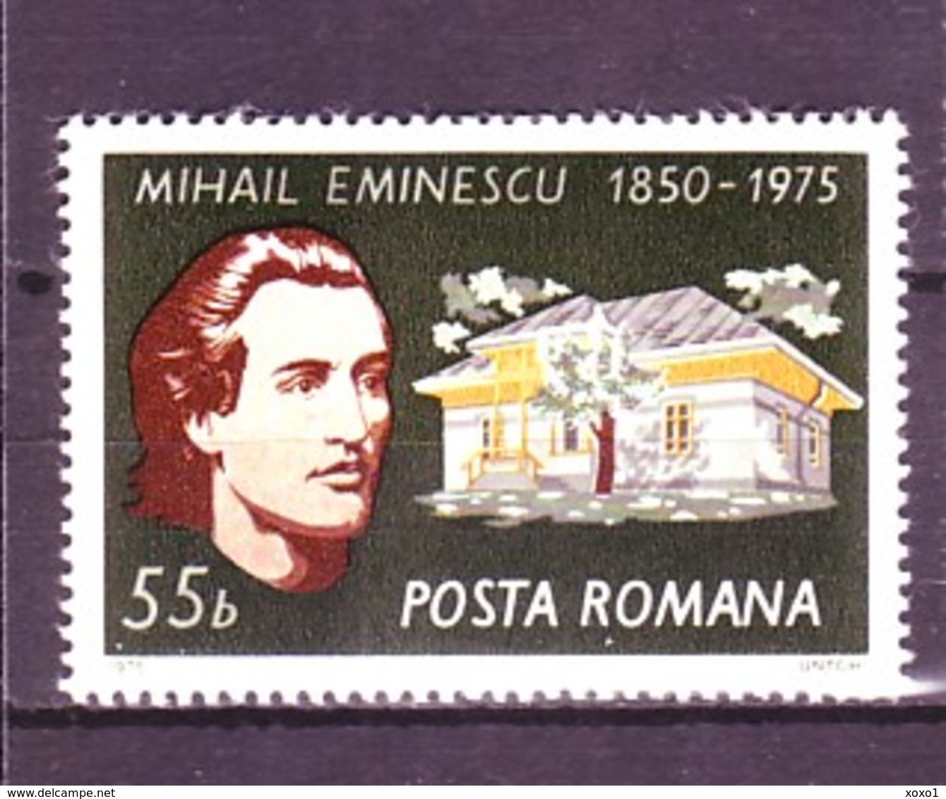 Romania 1975 MiNr. 3262 Rumänien People Mihai Eminescu (1850-1889) Poet 1v MNH** 0,60 € - Ungebraucht