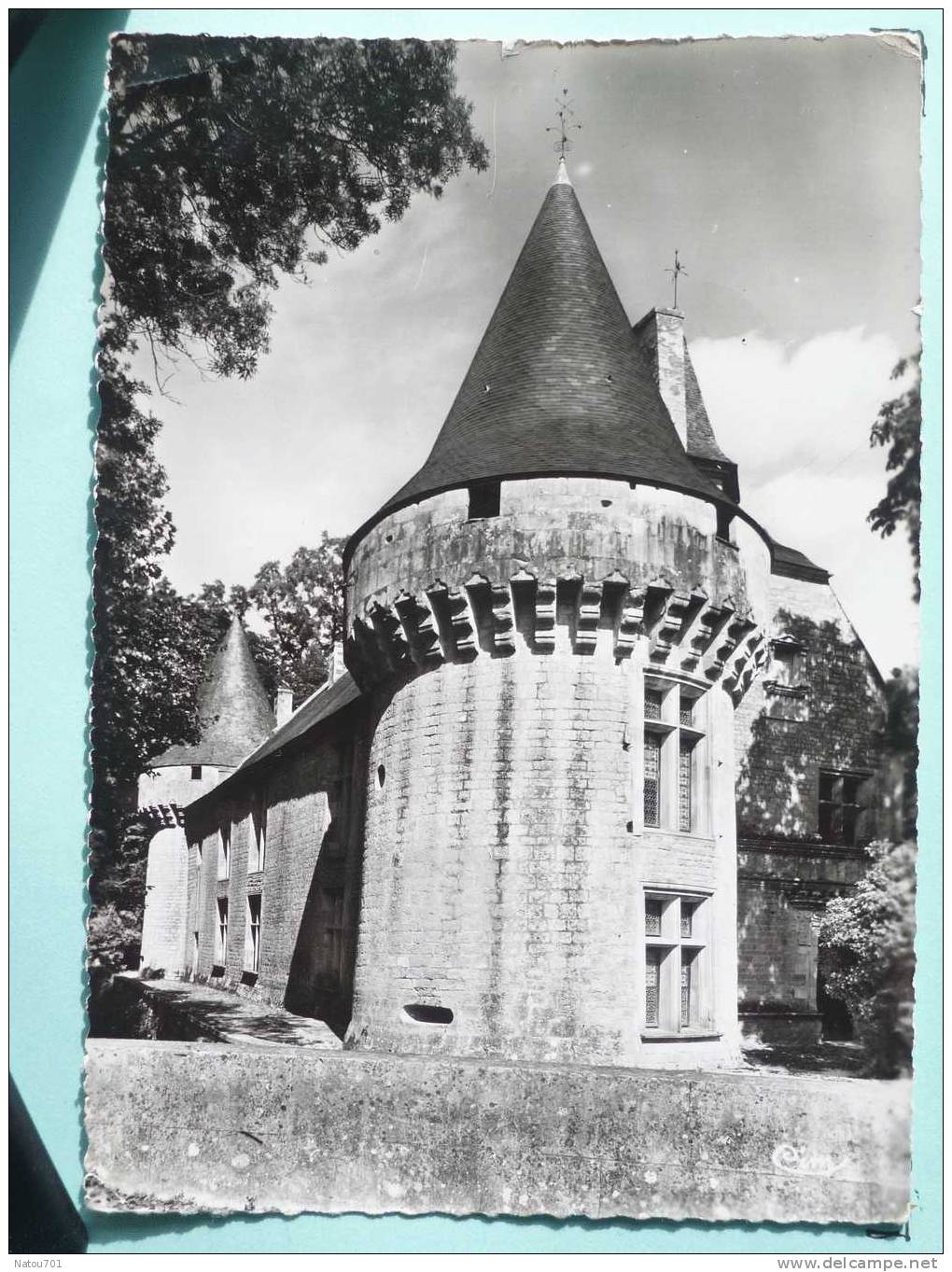 V6-17-charente Maritime-dampierre Sur Boutonne- La Tour Du Chateau-construit Par Jeanne De Veronne-1956-carte Photo - Dampierre-sur-Boutonne