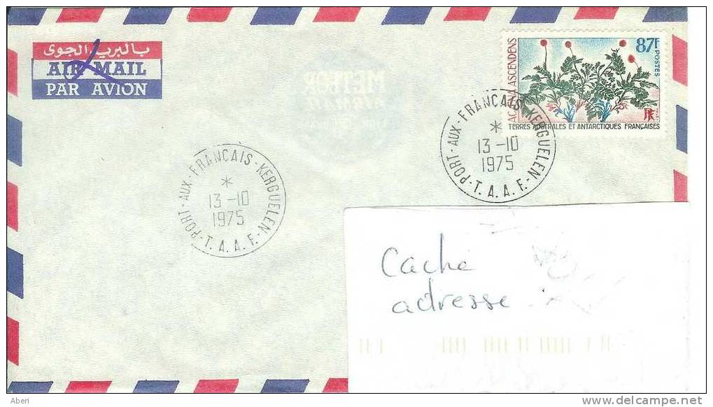 6196  N° 53 - KERGUELEN - 1975 - Lettres & Documents