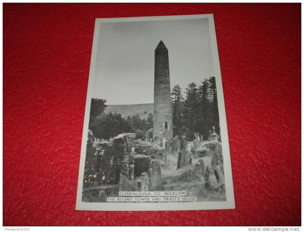 Ireland ,  Glendalough ,the Round Tower And Priesr´s House Co Wicklow - Wicklow