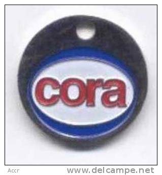 Jeton De Caddie : CORA - Trolley Token/Shopping Trolley Chip