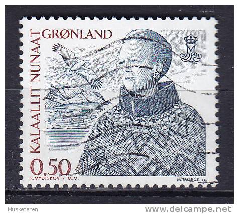 Greenland 2002 Mi. 386    0.50 Kr Queen Königin Margrethe II. - Oblitérés