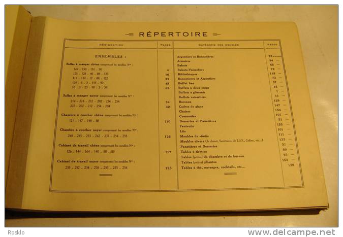 LIVRE ANCIEN / REPERTOIRE ILLUSTRE DE MEUBLE RUSTIQUE - Innendekoration