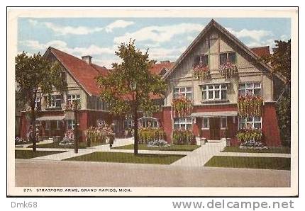 U.S.A. - OLD POSTCARD - GRAND RAPIDS - STRATFORD ARMS - 1919 - Grand Rapids