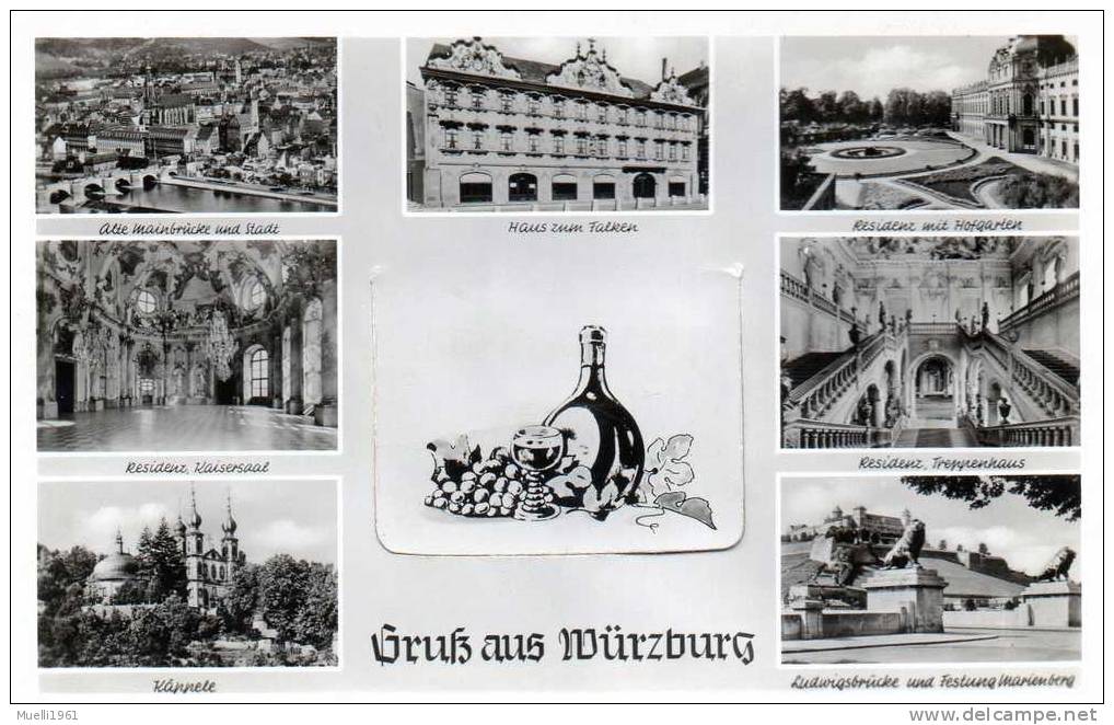 Gruß Aus Würzburg, Ungelaufen - Wuerzburg