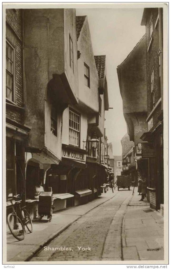 YORK - THE SHAMBLES RP - VALENTINES 1932   Y1528 - York