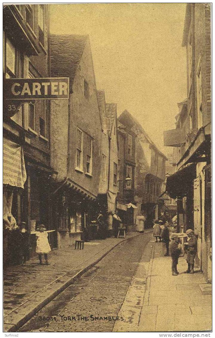 YORK - THE SHAMBLES - PRE-1918  Y1529 - York