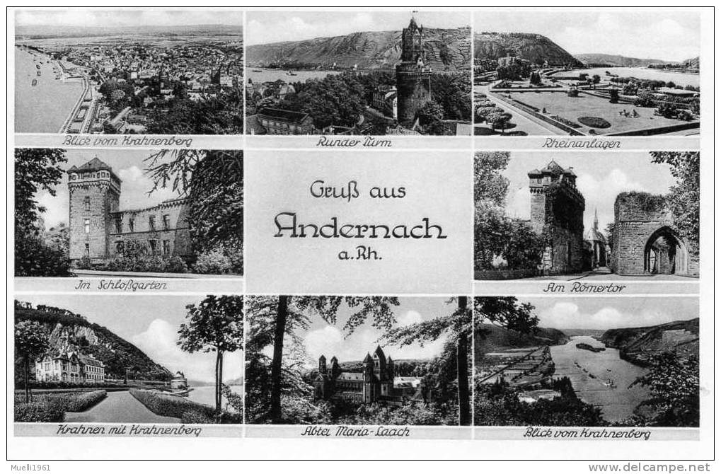 Gruß Aus Andernach A. Rh., 1940 - Andernach