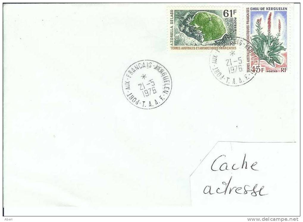 6208  N° 48; 52 - KERGUELEN - 1976 - Lettres & Documents