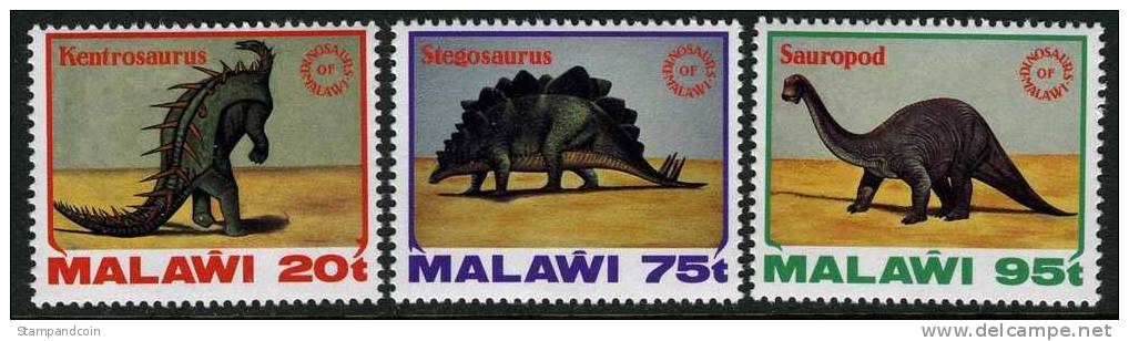 Malawi #620-23 Mint Never Hinged Dinosaur Set & S/S From 1993 - Malawi (1964-...)