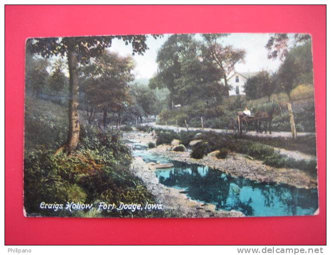 Fort Dodge Ia-- Craigs Hollow  Ca 1910     === Ref 169 - Other & Unclassified