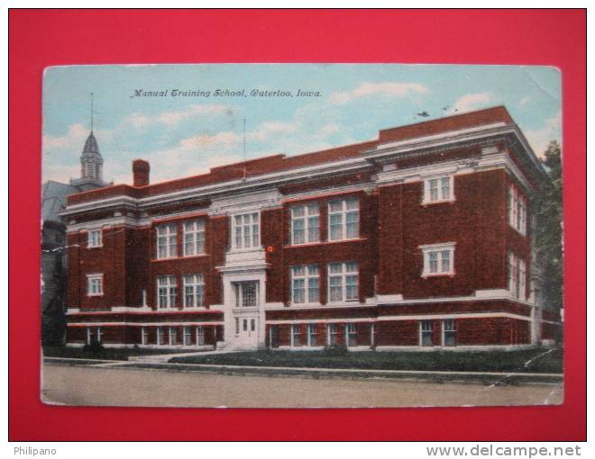 Waterloo Ia   Manual Training School  1919 Cancel       === Ref 169 - Waterloo